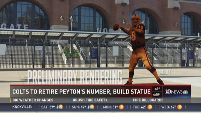 Peyton Manning 'Humbled And Honored' By Statue Dedication, Number Retirement