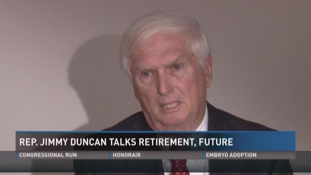 Rep. Jimmy Duncan 'I'm totally at peace' with decision to retire