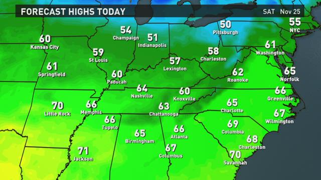 Chilly start, sunny end to Black Friday